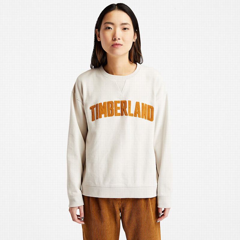 Timberland Ecoriginal Corduroy Logo Dukserice Bijele | 21736753