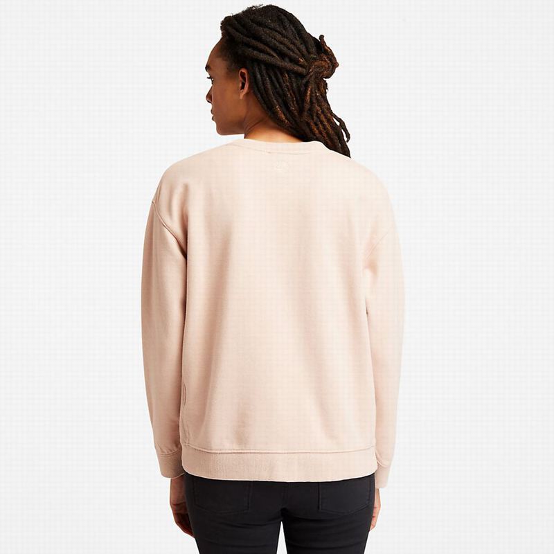 Timberland Ecoriginal Corduroy Logo Dukserice Roze | 66525625