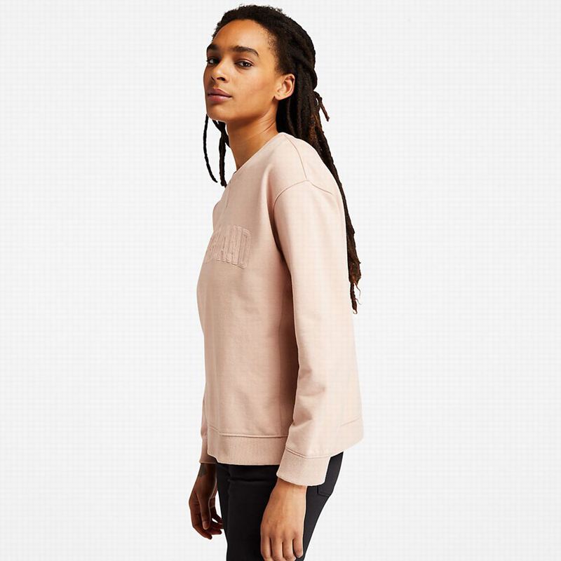 Timberland Ecoriginal Corduroy Logo Dukserice Roze | 66525625