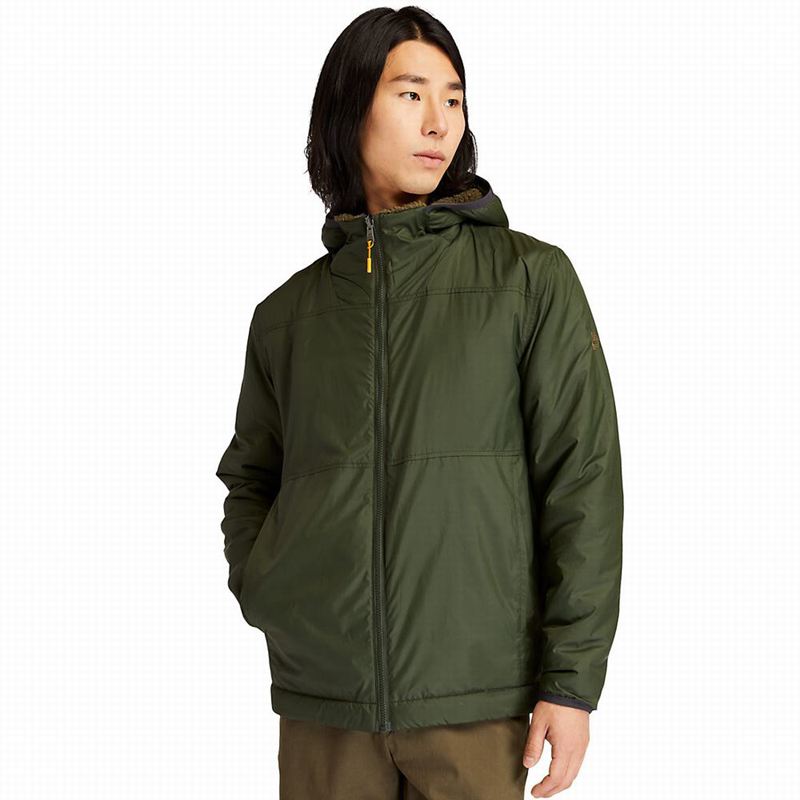 Timberland Ecoriginal Reversible Flis Jakne Maslinasto Zelene | 8649189