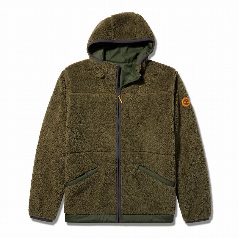 Timberland Ecoriginal Reversible Flis Jakne Maslinasto Zelene | 8649189