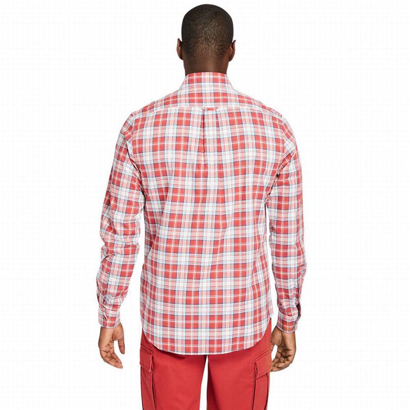 Timberland Essential Check Košulje Crvene | 80833353