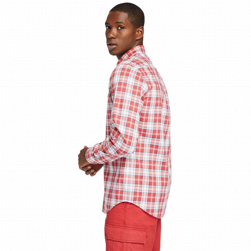 Timberland Essential Check Košulje Crvene | 80833353