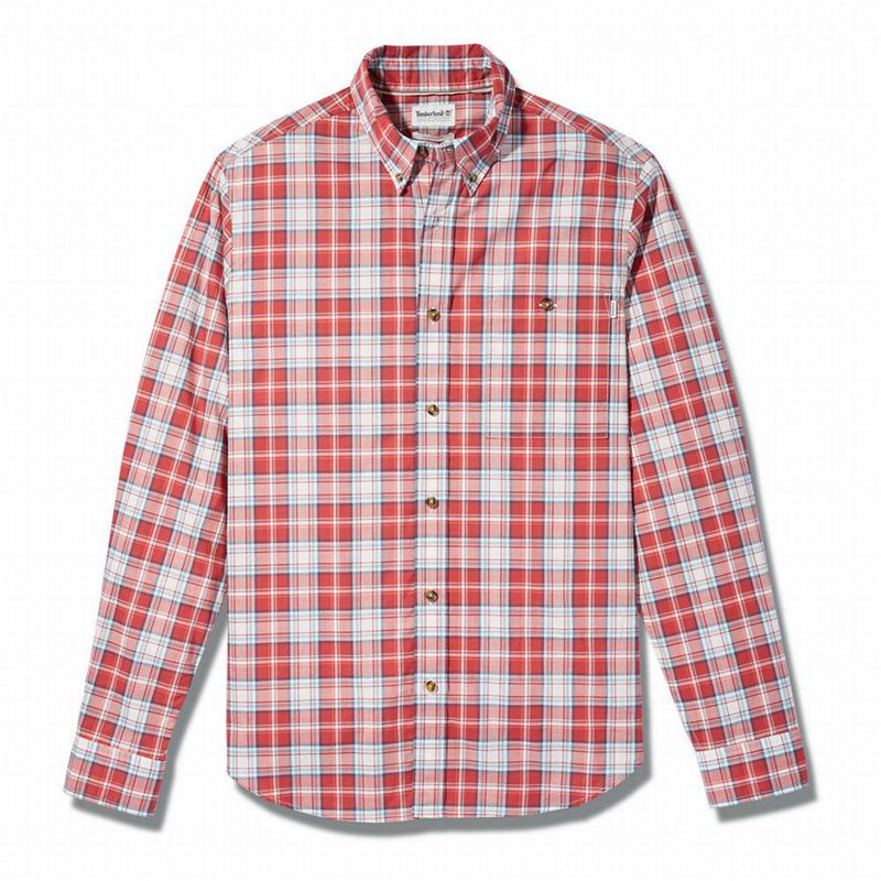 Timberland Essential Check Košulje Crvene | 80833353
