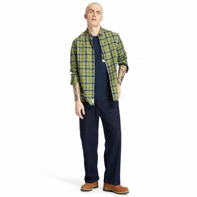 Timberland Essential Check Košulje Zelene | 1856802