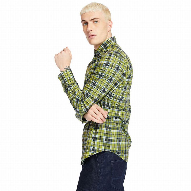Timberland Essential Check Košulje Zelene | 1856802