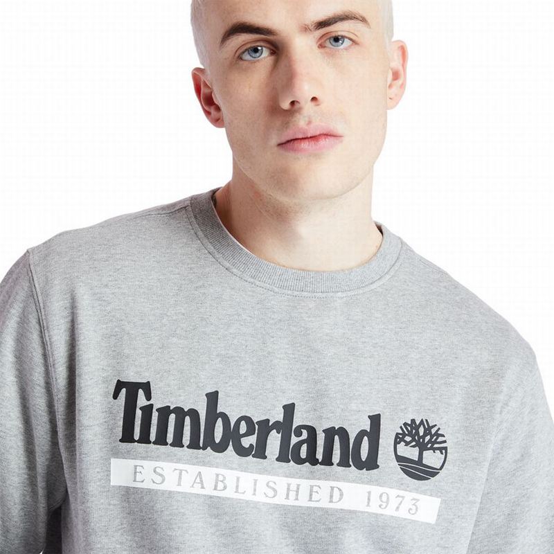 Timberland Established 1973 Crew Dukserice Sive | 26370432