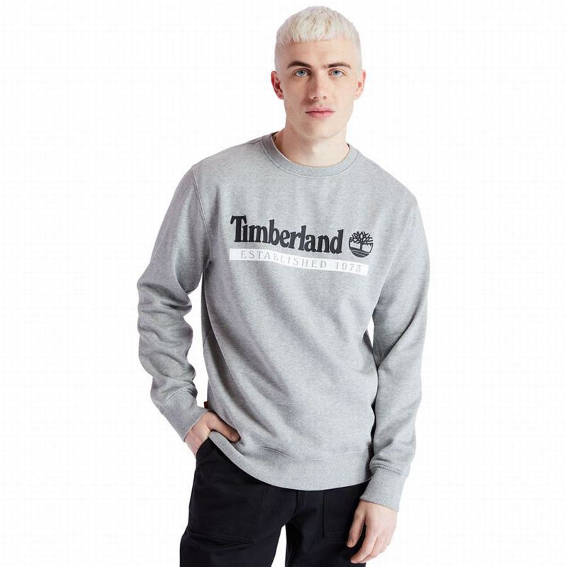 Timberland Established 1973 Crew Dukserice Sive | 26370432