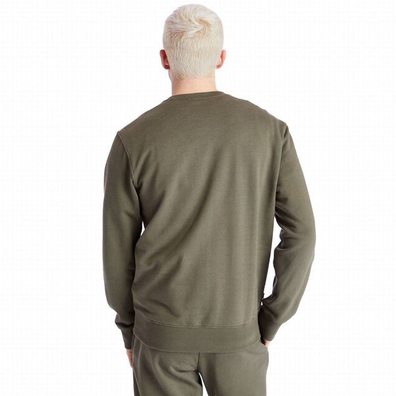 Timberland Established 1973 Crew Dukserice Maslinasto Zelene | 55892287