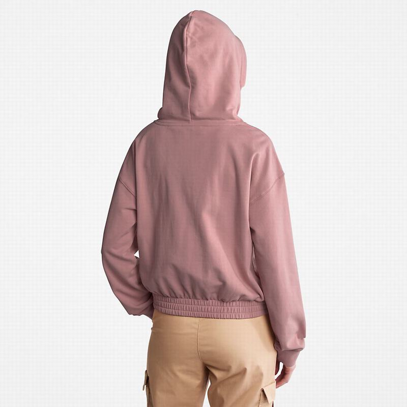 Timberland Established 1973 Logo Majica S Kapuljačom Roze | 32727015