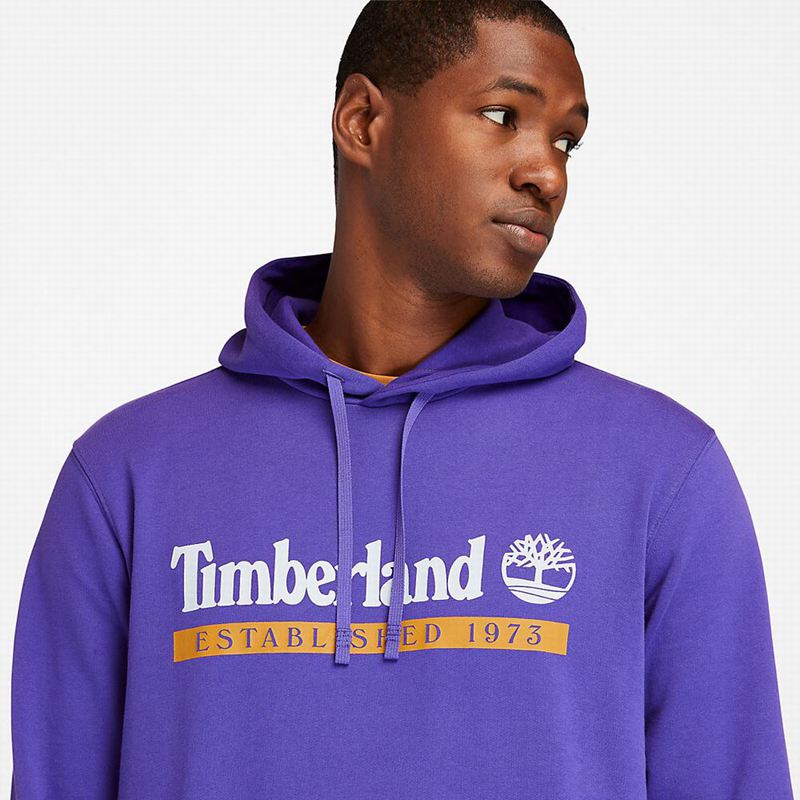 Timberland Established 1973 Majica S Kapuljačom Ljubičaste | 5796244