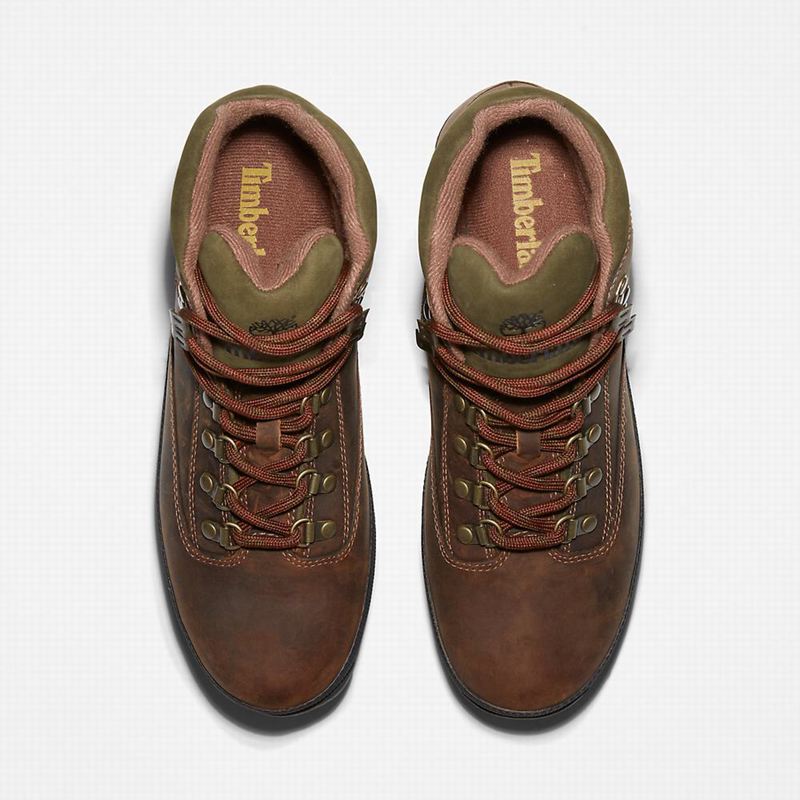 Timberland Euro Better Koža Planinarske Cipele Smeđe | 68839581