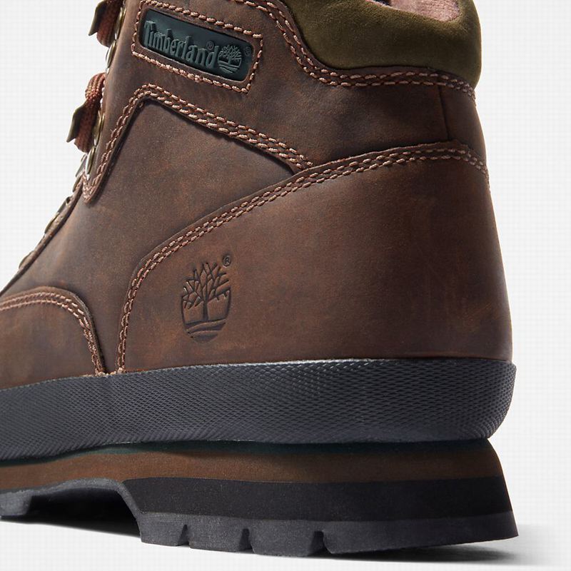 Timberland Euro Better Koža Planinarske Cipele Smeđe | 68839581