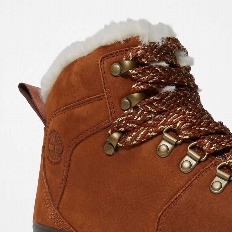 Timberland Euro Hiker Fur-Lined Vodootporne Čizme Smeđe | 82263380