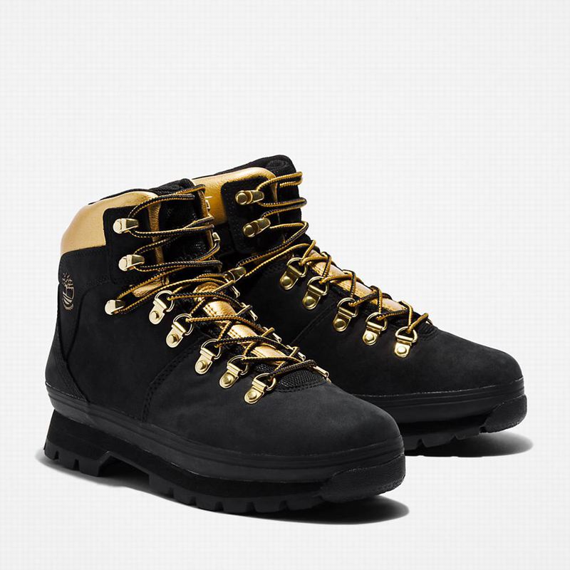 Timberland Euro Planinarske Cipele Crne | 472294