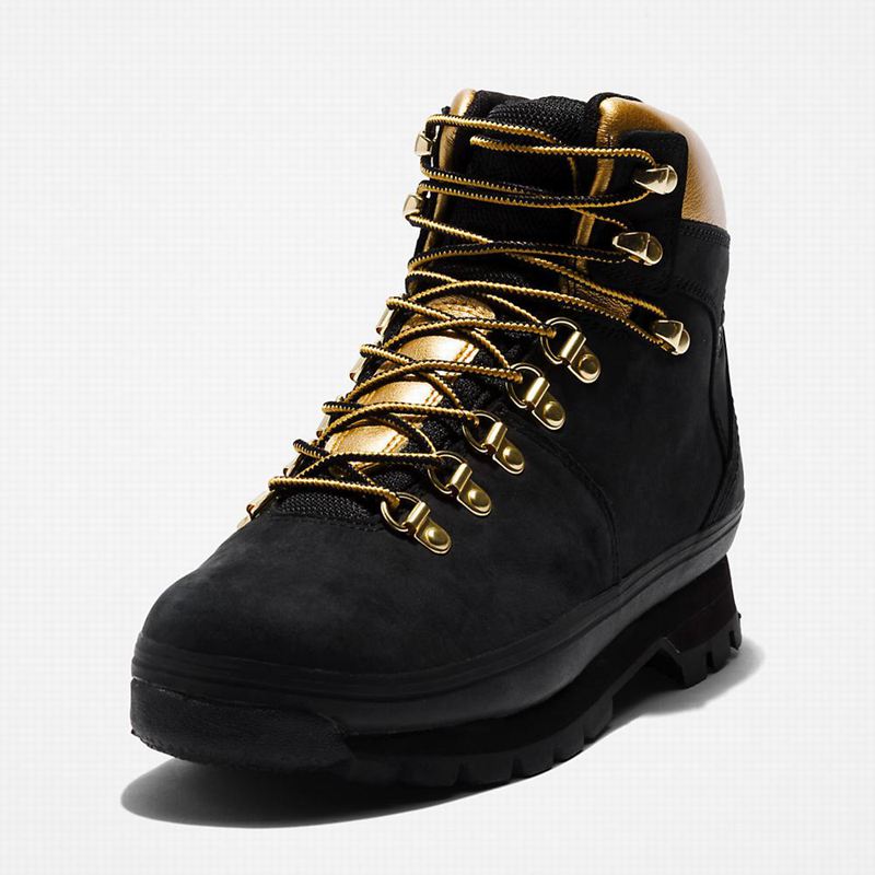 Timberland Euro Planinarske Cipele Crne | 472294