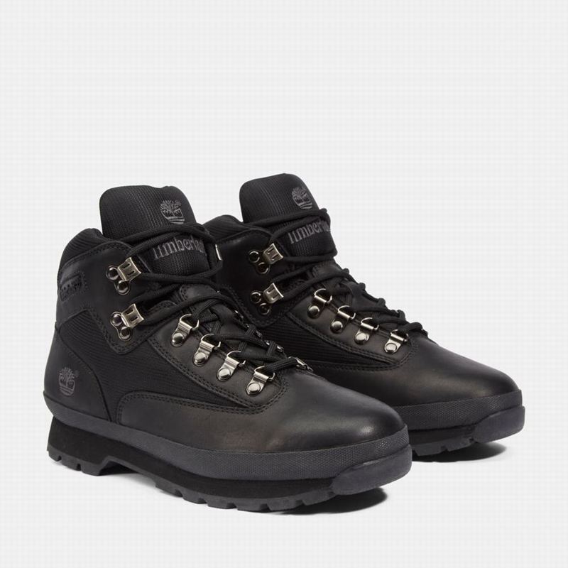 Timberland Euro Planinarske Cipele Crne | 68343277