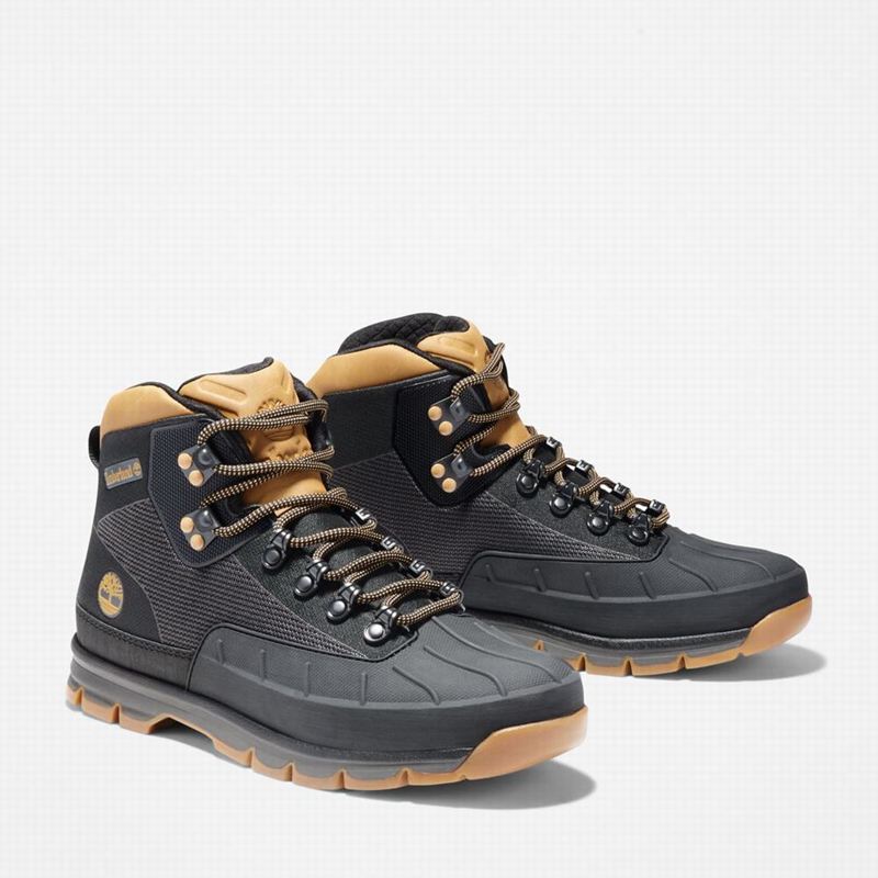 Timberland Euro Shell-Toe Planinarske Cipele Crne | 90596988