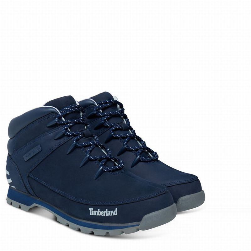 Timberland Euro Sprint Mid Planinarske Cipele Tamnoplave | 67289440