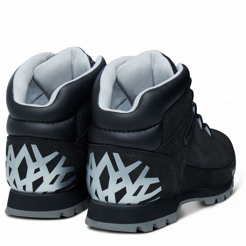 Timberland Euro Sprint Mid Planinarske Cipele Crne | 82578639