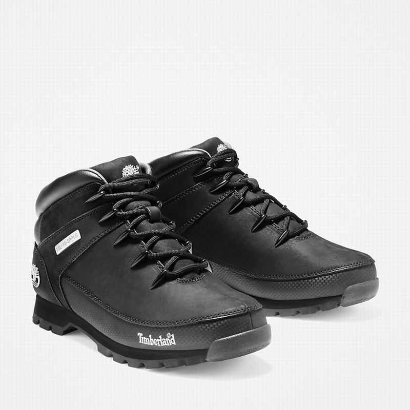 Timberland Euro Sprint Mid Planinarske Cipele Crne | 96161138