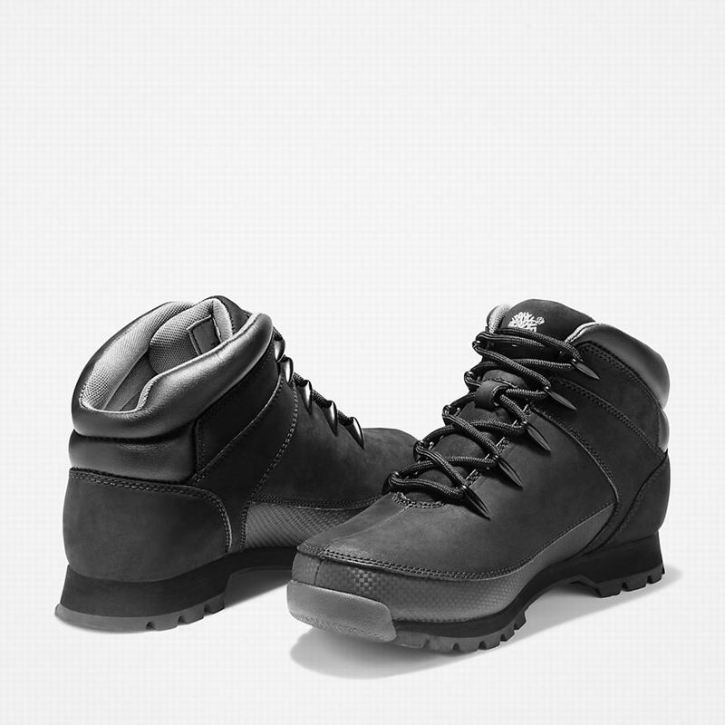 Timberland Euro Sprint Mid Planinarske Cipele Crne | 96161138