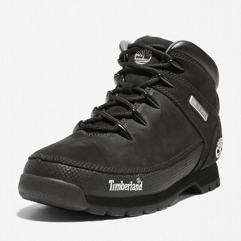 Timberland Euro Sprint Mid Planinarske Cipele Crne | 96161138