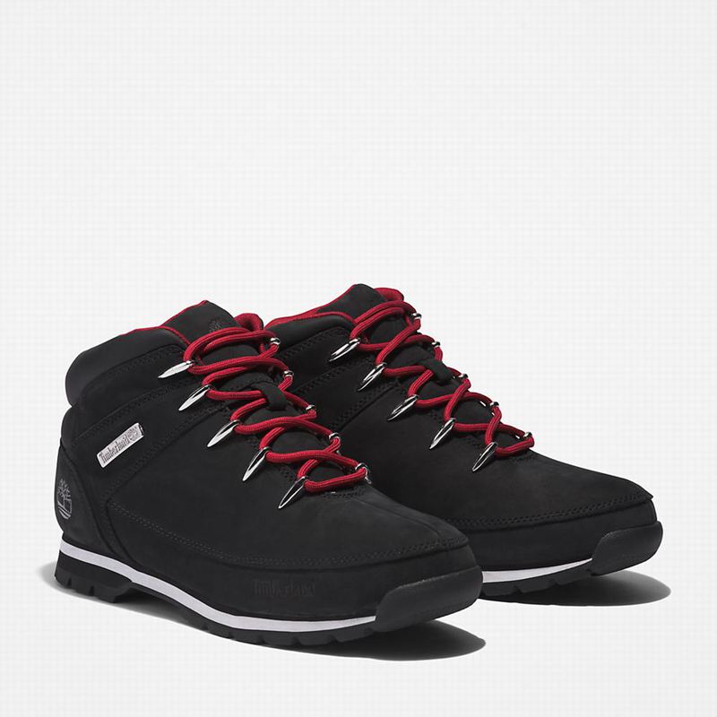Timberland Euro Sprint Planinarske Cipele Crne | 61843595