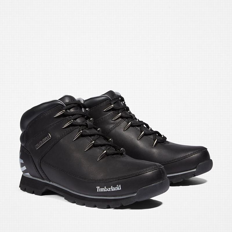 Timberland Euro Sprint Planinarske Cipele Crne | 96336201