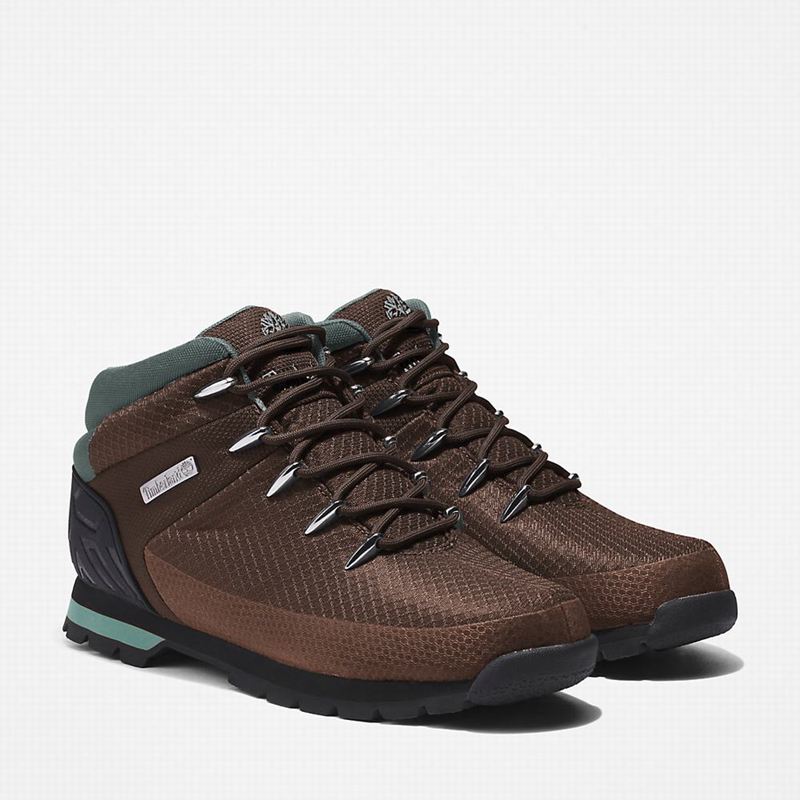 Timberland Euro Sprint Waterproof Planinarske Cipele Smeđe | 86371051