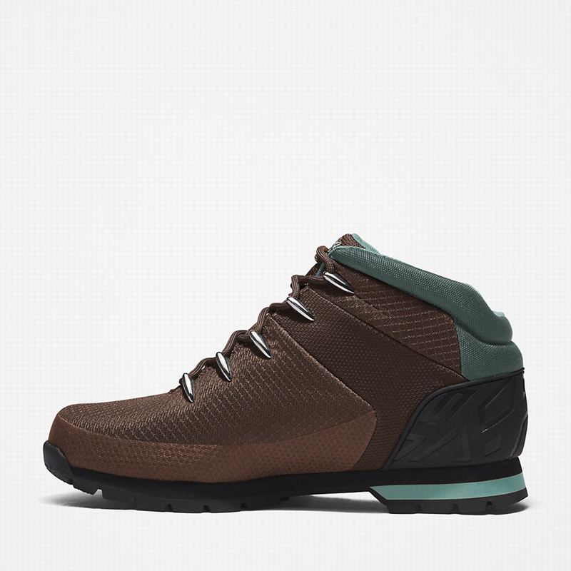 Timberland Euro Sprint Waterproof Planinarske Cipele Smeđe | 86371051