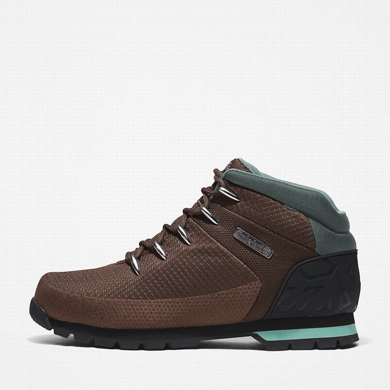 Timberland Euro Sprint Waterproof Planinarske Cipele Smeđe | 86371051