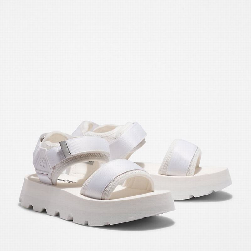 Timberland Euro Swift Ankle-Strap Sandale Bijele | 18412599