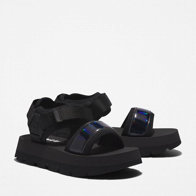 Timberland Euro Swift Ankle-Strap Sandale Crne | 49532029