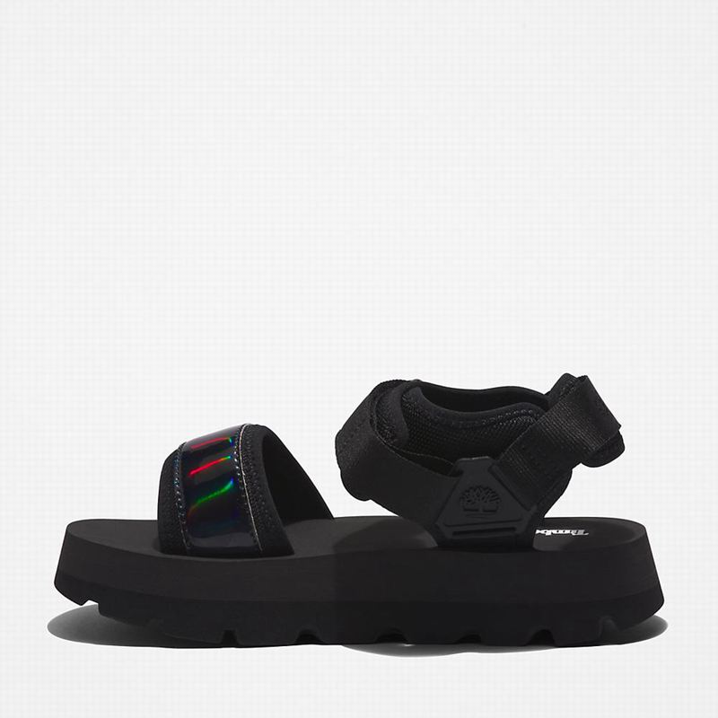 Timberland Euro Swift Ankle-Strap Sandale Crne | 49532029