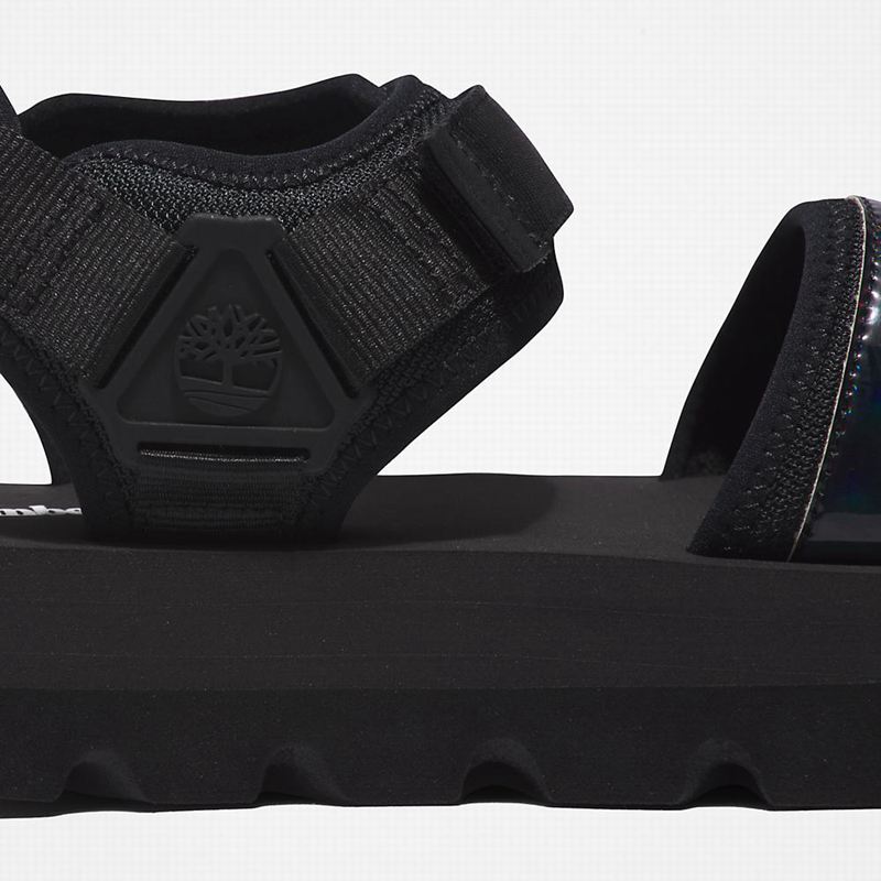 Timberland Euro Swift Ankle-Strap Sandale Crne | 49532029