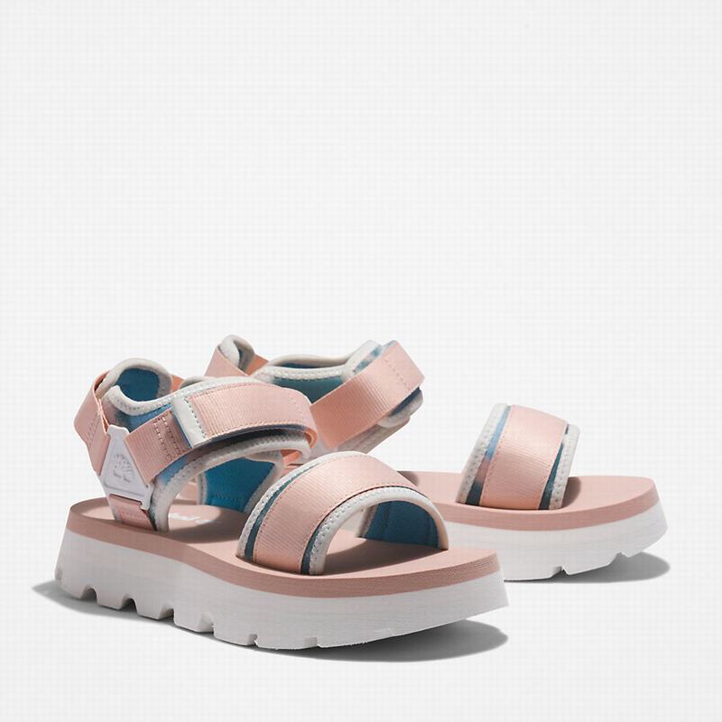 Timberland Euro Swift Ankle-Strap Sandale Roze | 85426260