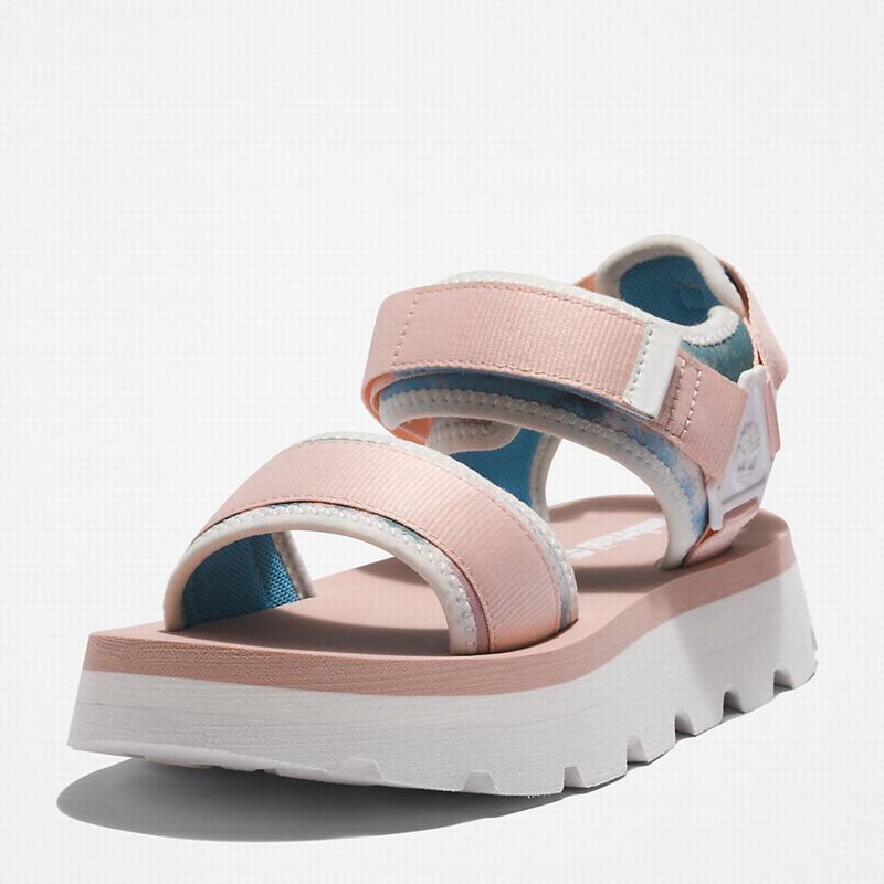 Timberland Euro Swift Ankle-Strap Sandale Roze | 85426260