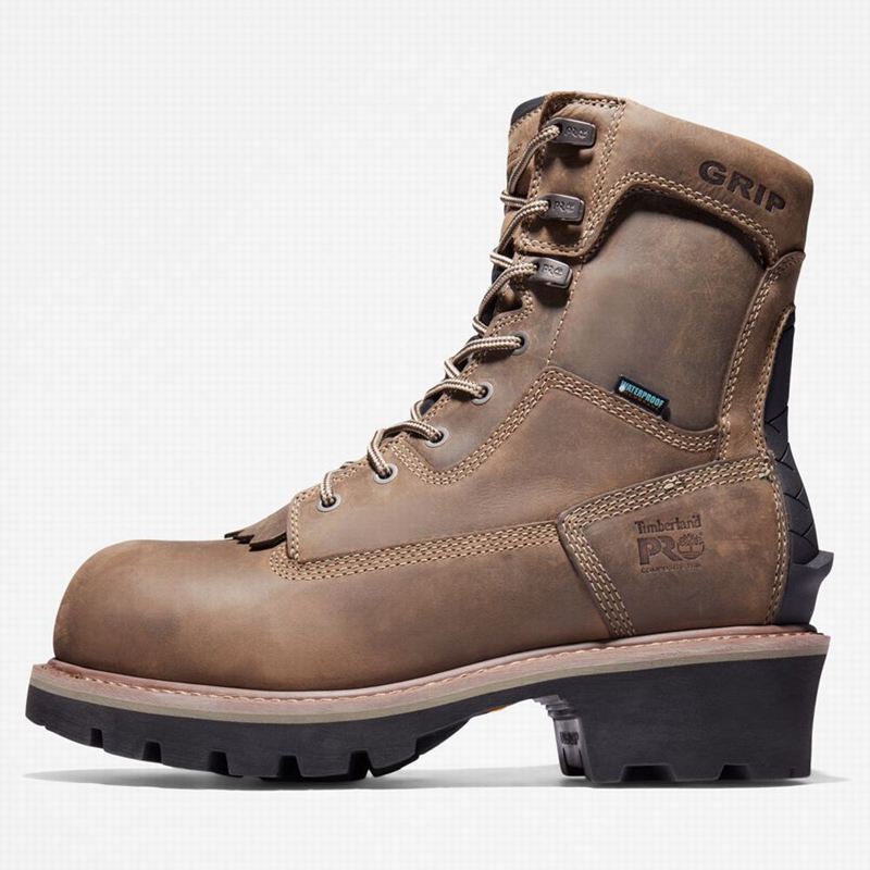 Timberland Evergreen Logger Composite Toe Waterproof Radne Čizme Kafe | 19975060