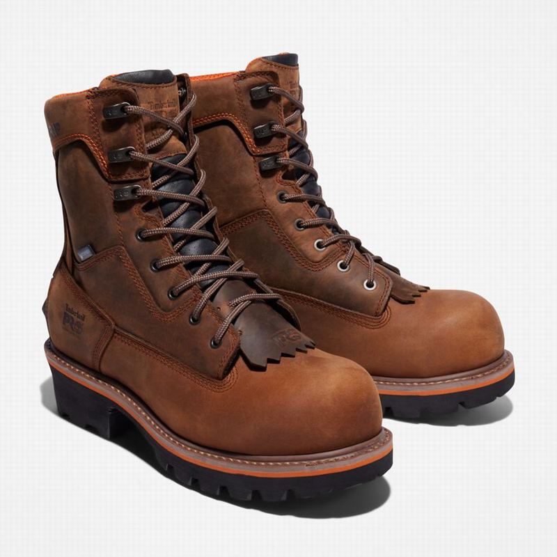 Timberland Evergreen Logger Composite Toe Waterproof Radne Čizme Žute | 73879648