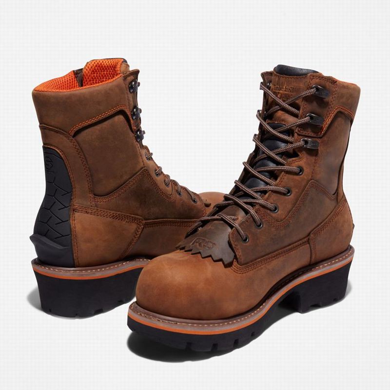 Timberland Evergreen Logger Composite Toe Waterproof Radne Čizme Žute | 73879648