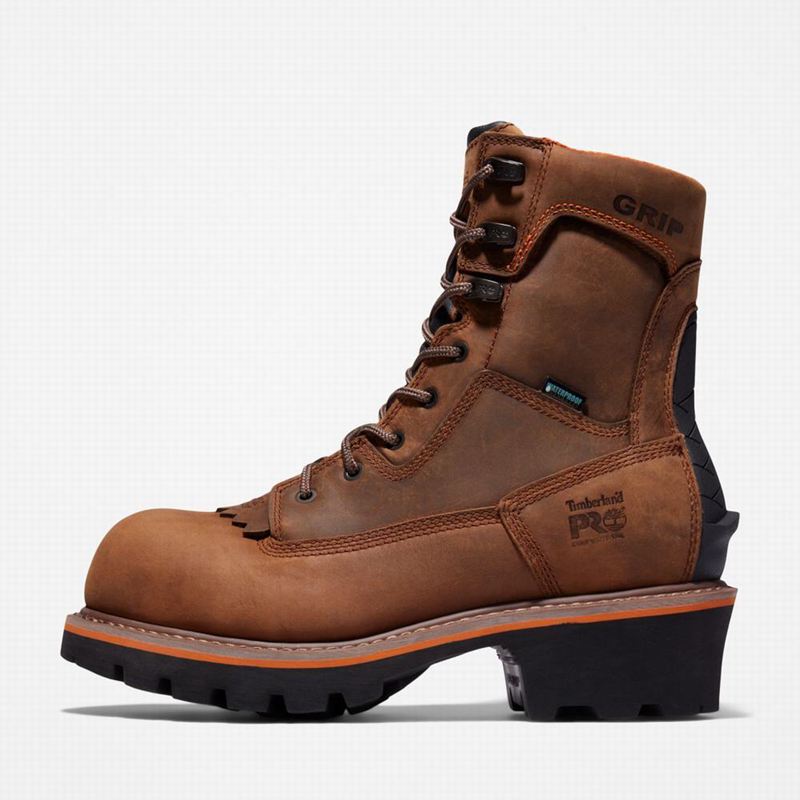 Timberland Evergreen Logger Composite Toe Waterproof Radne Čizme Žute | 73879648