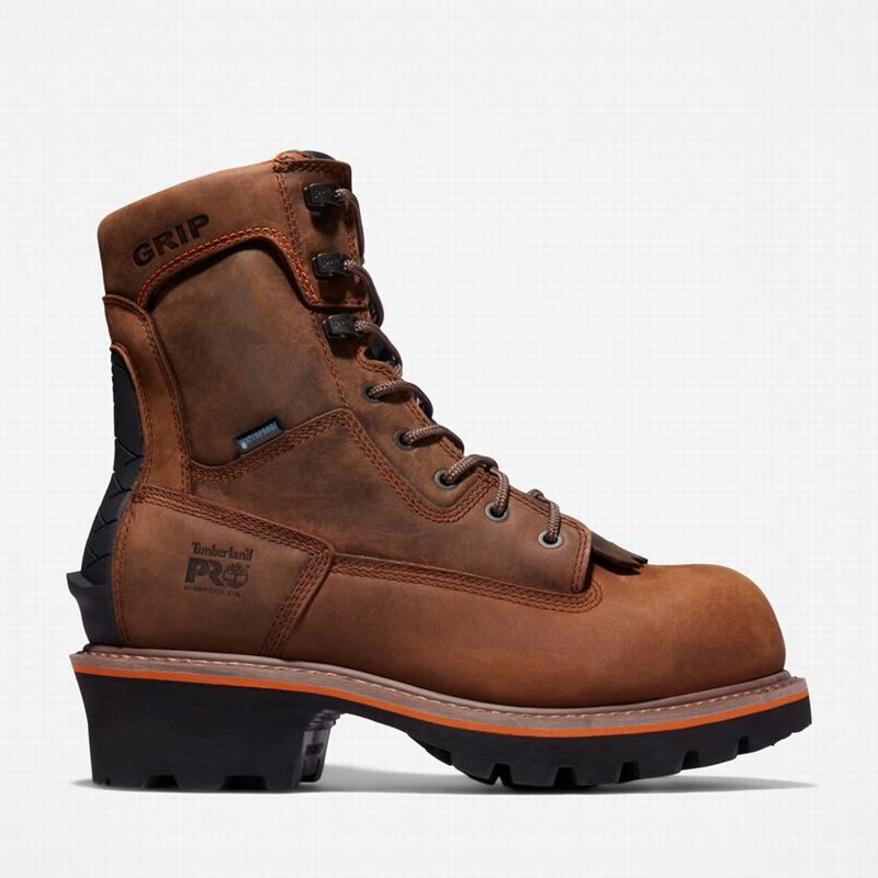 Timberland Evergreen Logger Composite Toe Waterproof Radne Čizme Žute | 73879648