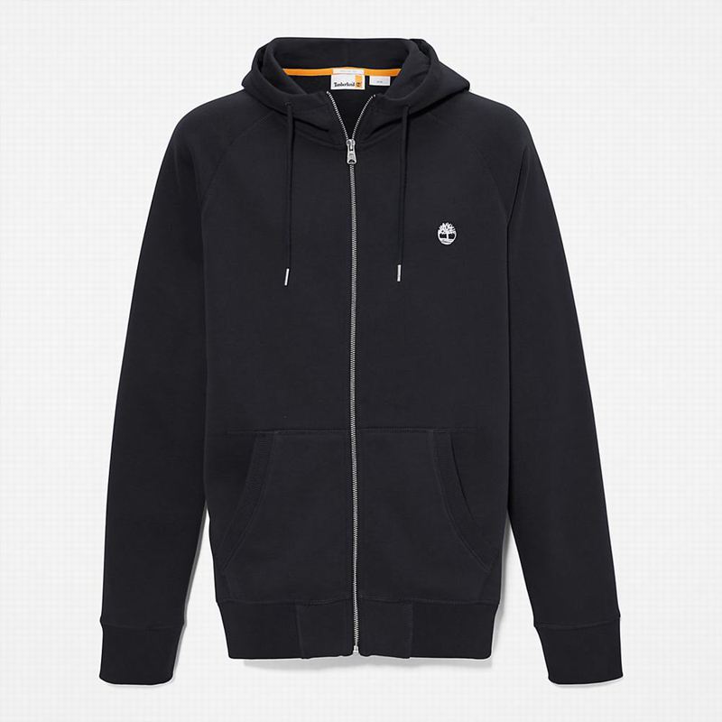 Timberland Exeter River Zip Majica S Kapuljačom Crne | 3672492