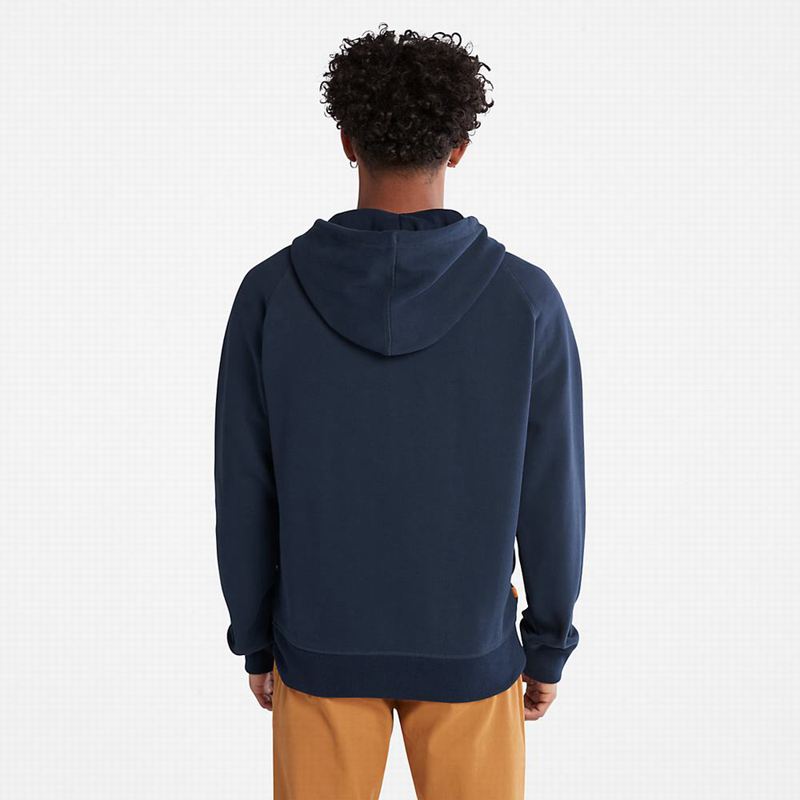Timberland Exeter River Zip Majica S Kapuljačom Tamnoplave | 70683697