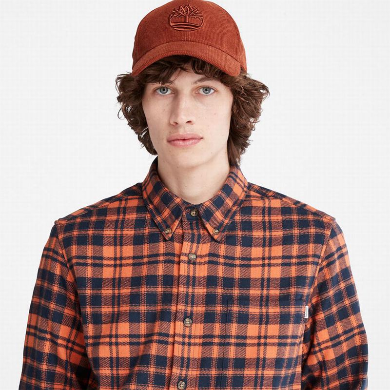 Timberland Flannel Checked Košulje Narančaste | 33695954