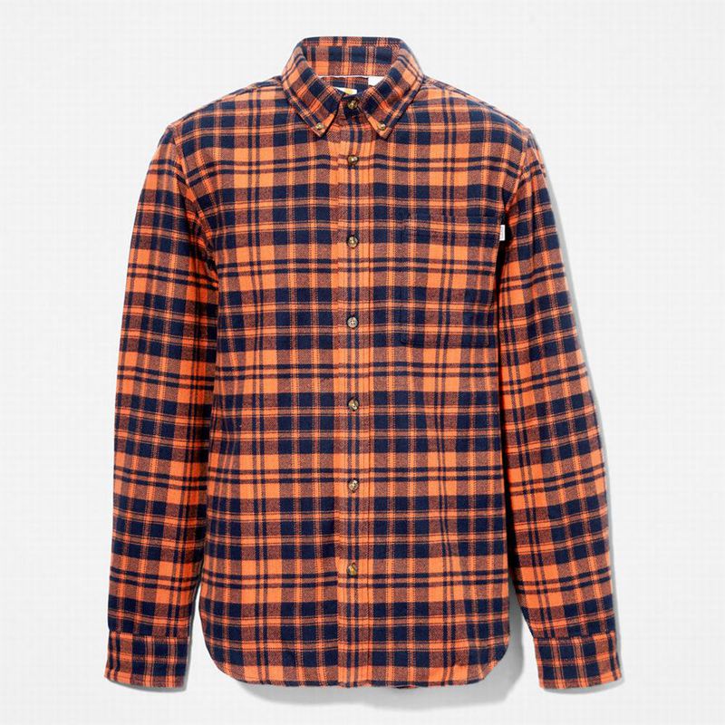 Timberland Flannel Checked Košulje Narančaste | 33695954