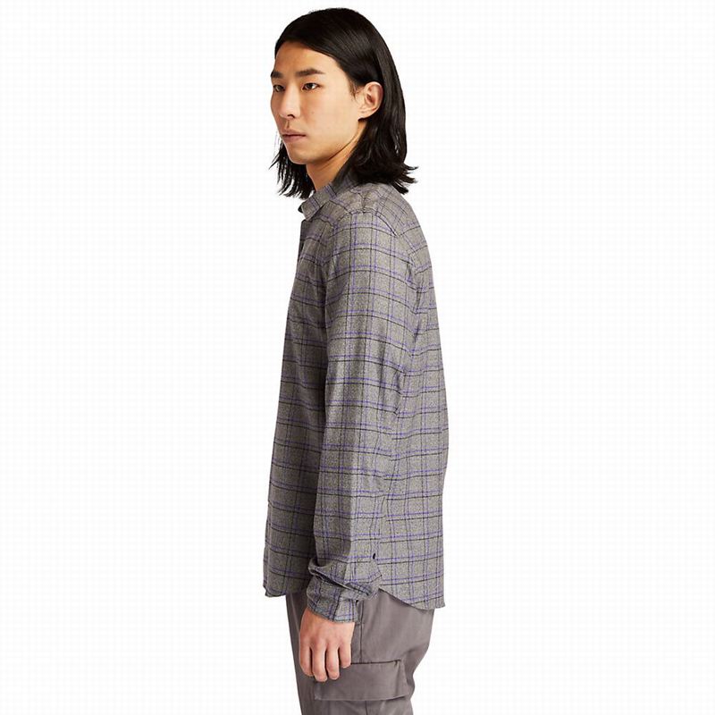 Timberland Flannel Checked Košulje Sive | 56220426