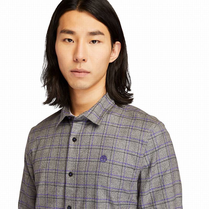 Timberland Flannel Checked Košulje Sive | 56220426