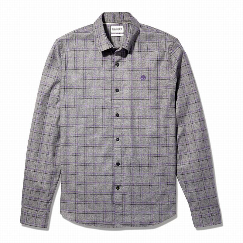 Timberland Flannel Checked Košulje Sive | 56220426